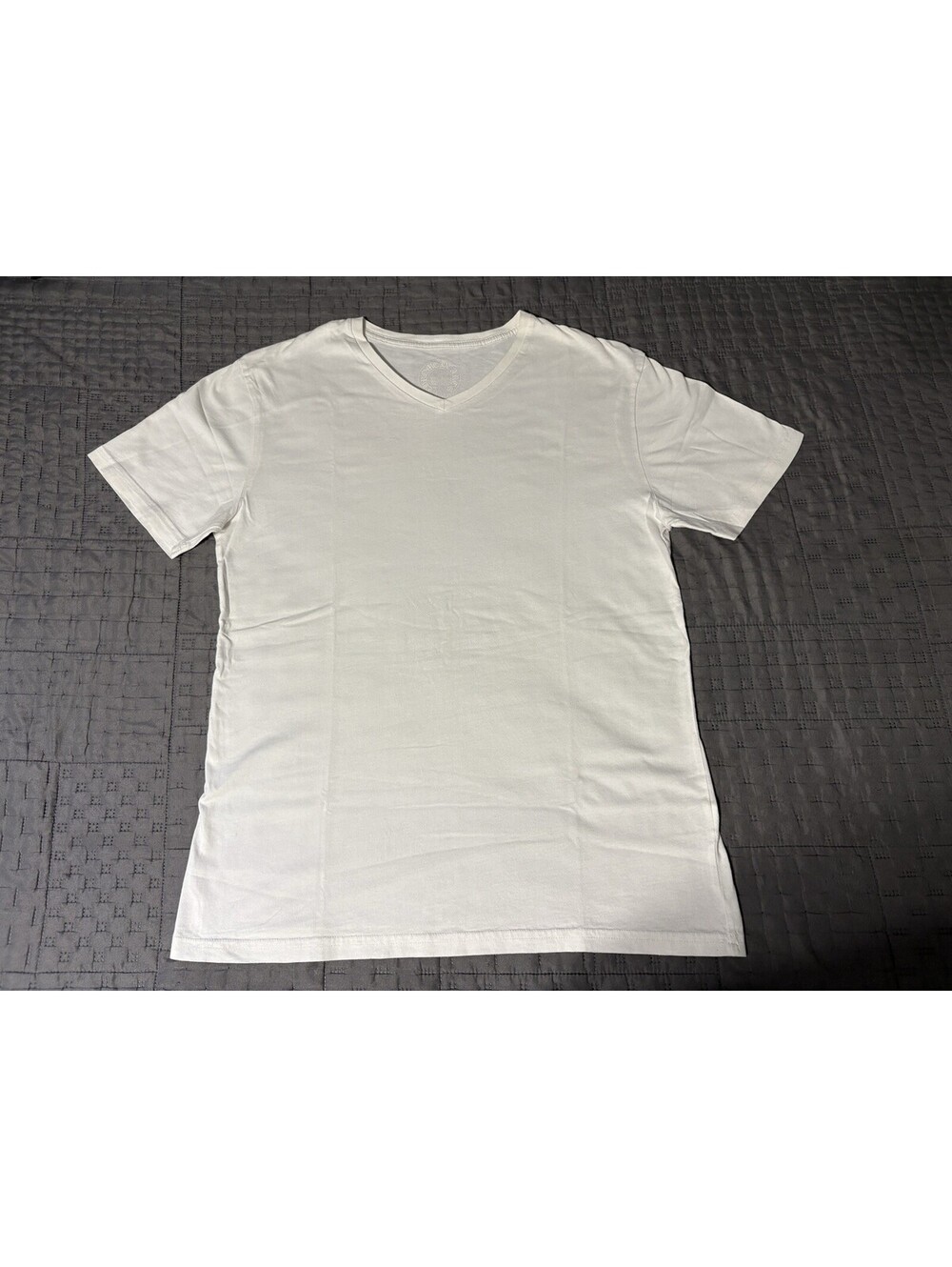 Chrome Hearts White Blank V Neck T Shirt Men’s Large Made USA